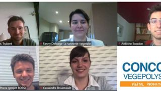 Après une journée de coaching, les 12 porteurs de projets innovants ont défendu leurs initiatives à l’occasion d’une visioconférence pour le concours du pôle de compétitivité Végépolys. ©Vegepolys Valley